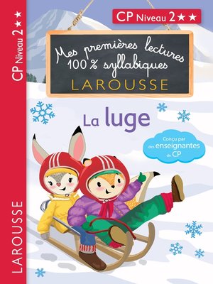 cover image of Premières Lectures 100 % syllabiques Larousse